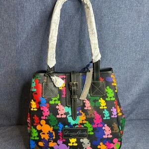 Dooney & Bourke Disney Mickey Multicolor  Tote Bag- brand new